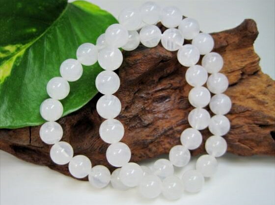 【ブレスレット】シルキークォーツ品質AAAΦ9.2±0.2mm【鑑定済み】