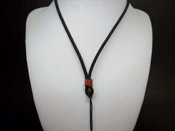 【ネックレス紐】茶色Φ3mm×60cm(調節不可)