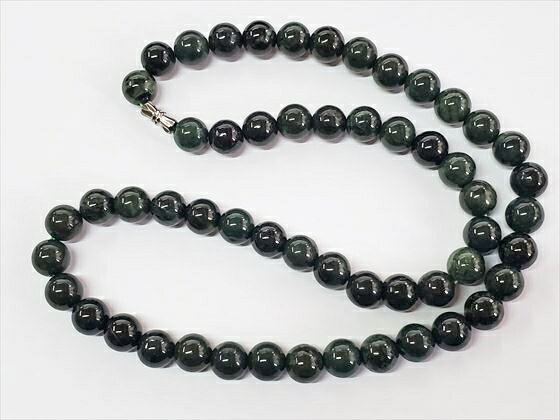 【ネックレス】翡翠(ジェダイト)品質AAAΦ10.2±0.2mm【鑑定済み】