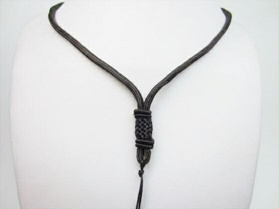 【ネックレス紐】茶色Φ4mm×60cm(調節不可)