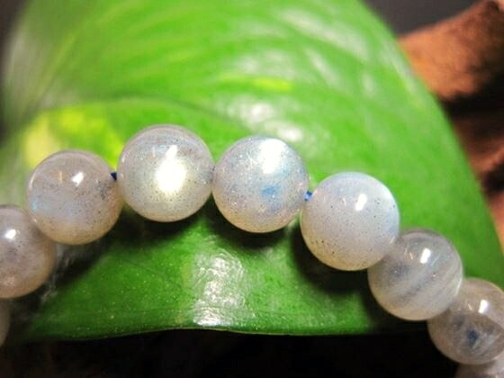 【ブレスレット】ラブラドライト品質AAAΦ7.5±0.2mm【一点物】