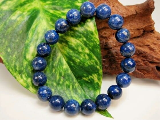 【ブレスレット】ラピスラズリ品質AAAΦ10.3±0.2mm【一点物】