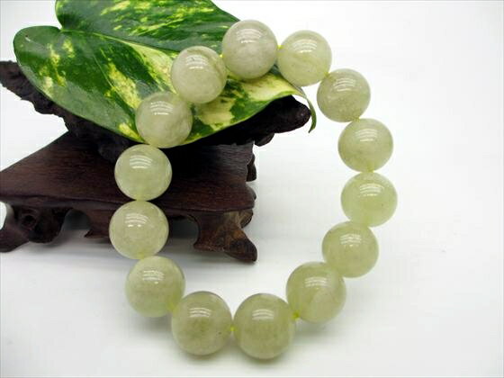 【ブレスレット】リビアングラスΦ15±0.2mm【鑑定済み】【一点物】