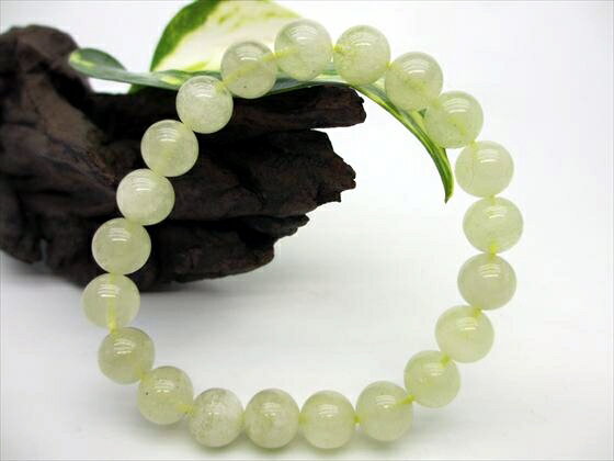 【ブレスレット】リビアングラスΦ9.2±0.2mm【鑑定済み】【一点物】