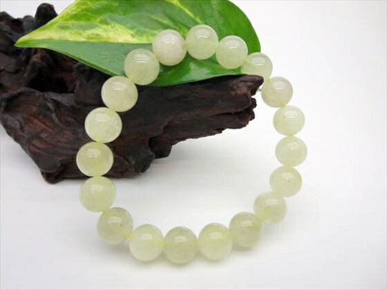 【ブレスレット】リビアングラスΦ11±0.2mm【鑑定済み】【一点物】