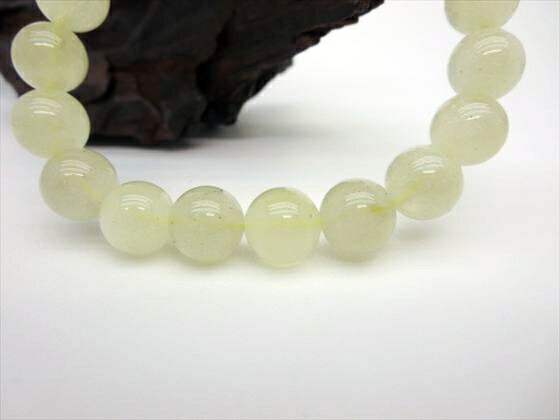 【ブレスレット】リビアングラスΦ11±0.2mm【鑑定済み】【一点物】