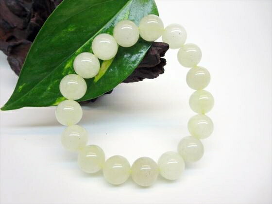 【ブレスレット】リビアングラスΦ12±0.2mm【鑑定済み】【一点物】