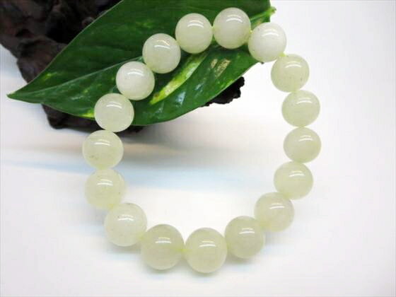 【ブレスレット】リビアングラスΦ12.6±0.2mm【鑑定済み】【一点物】