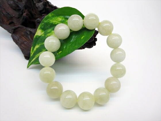 【ブレスレット】リビアングラスΦ14.2±0.2mm【鑑定済み】【一点物】