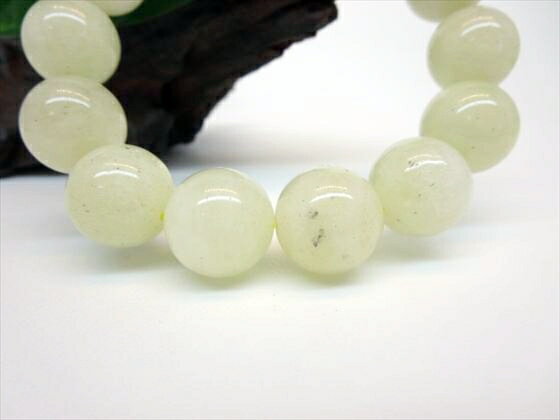 【ブレスレット】リビアングラスΦ15±0.2mm【鑑定済み】【一点物】