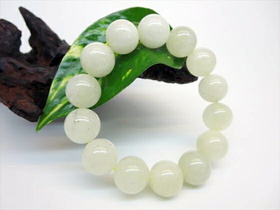 【ブレスレット】リビアングラスΦ15±0.2mm【鑑定済み】【一点物】