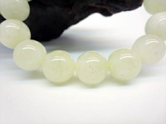 【ブレスレット】リビアングラスΦ14.8±0.2mm【鑑定済み】【一点物】