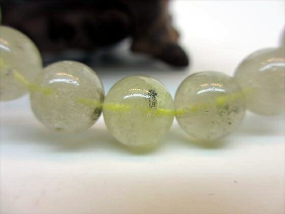 【ブレスレット】リビアングラスΦ10.6±0.2mm【鑑定済み】【一点物】