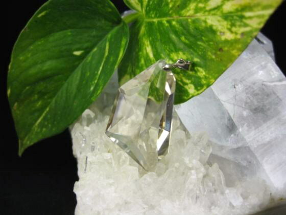 【ペンダントトップ】スモーキークォーツ多面カット18g