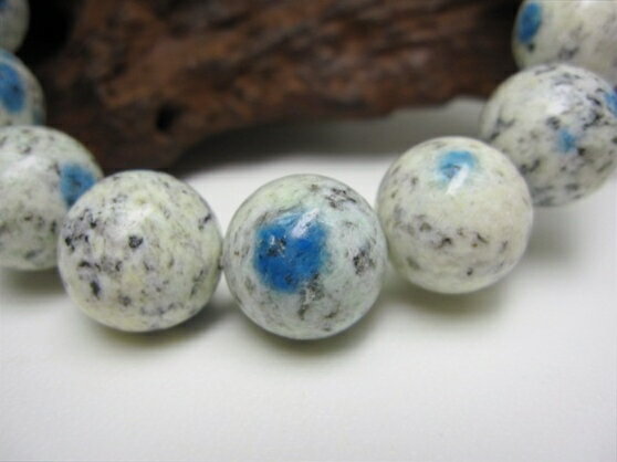 【ブレスレット】K2ブルー品質AAAΦ13.6±0.2mm【一点物】