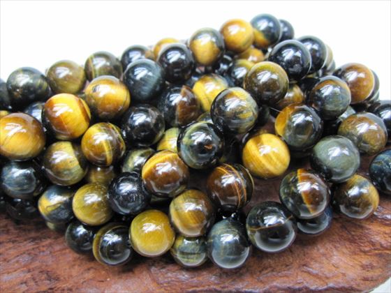 ※!!特価!!※【連売り商品】タイガーアイ(ブルー混)品質AAAΦ10±0.2mm