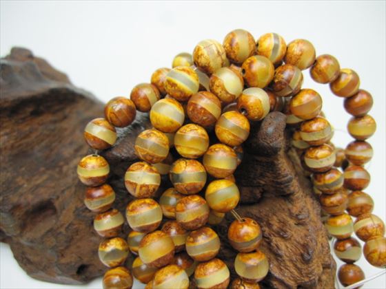 【半連売り商品】老天珠風薬師珠Φ8±0.2mm