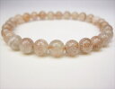 ※在庫処分※【ブレスレット】マイカサンストーンΦ6-7.8mm【4本SET】