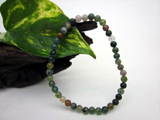 【均一ブレスレット】インド翡翠Φ4.3±0.2mm