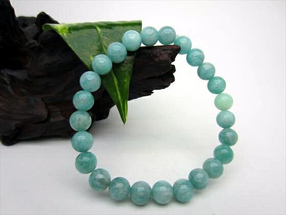 【均一ブレスレット】アマゾナイトモザンビーク産品質AAAΦ8±0.2mm