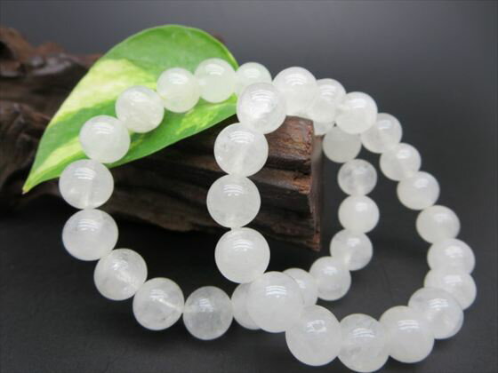 【均一ブレスレット】アンゴラ産白水晶Φ10.2±0.2mm
