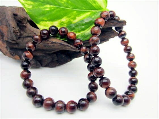 【均一ブレスレット】レッドタイガーアイΦ8.3±0.2mm