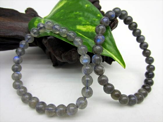 【均一ブレスレット】ラブラドライト品質AAAΦ6.9〜7.3mm