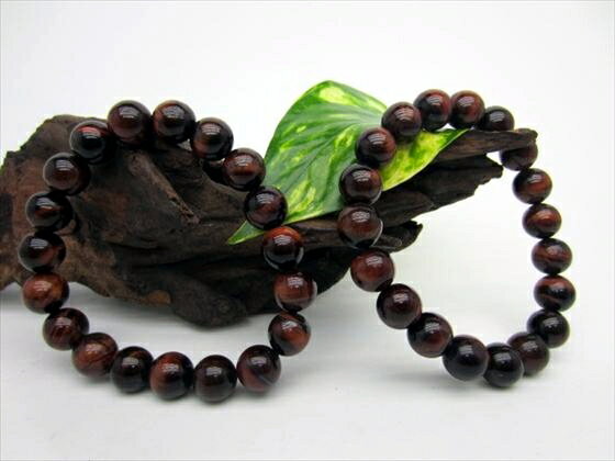 【均一ブレスレット】レッドタイガーアイΦ10.3±0.2mm