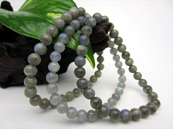 【均一ブレスレット】ラブラドライト品質AAAΦ6〜6.6mm