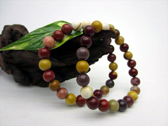 【均一ブレスレット】モーカイトΦ8.3±0.2mm