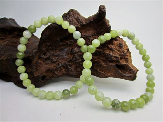 【均一ブレスレット】ネフライトΦ6.2±0.2mm