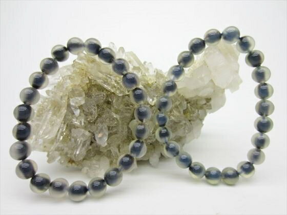 【均一ブレスレット】タピオカアゲートΦ8.2±0.2mm