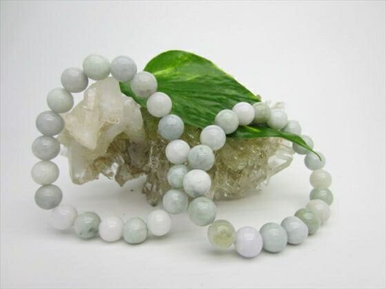 【均一ブレスレット】翡翠(ジェダイト)品質AAΦ10±0.3mm【鑑定済み】