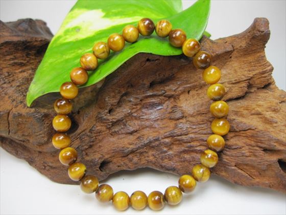 【均一ブレスレット】天然カルサイトΦ8.8±0.2mm