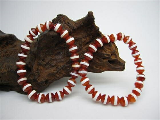 【均一ブレスレット】薬師珠・レッドΦ8±0.2mm