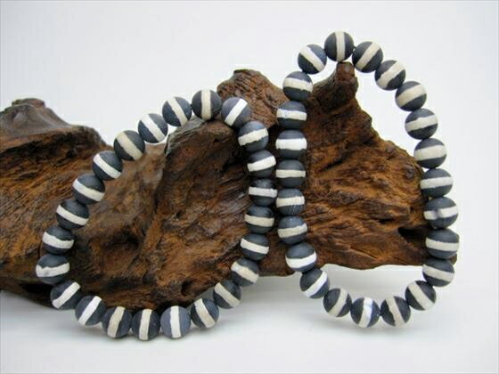 【均一ブレスレット】薬師珠・黒(ツヤなし)Φ8±0.2mm