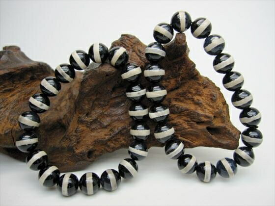 【均一ブレスレット】薬師珠・黒Φ10±0.2mm