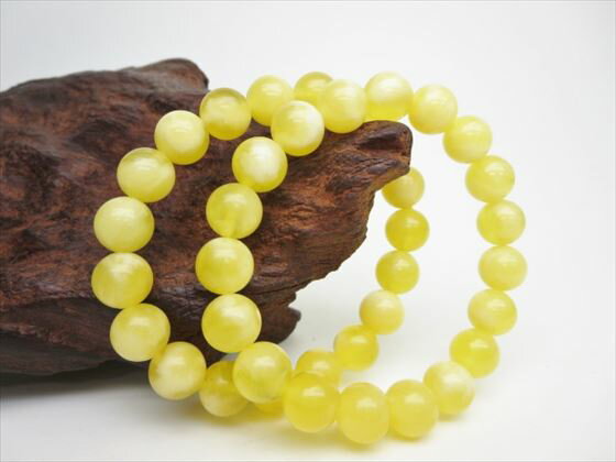 【均一ブレスレット】合成樹脂琥珀(アンバー)Φ10±0.2mm