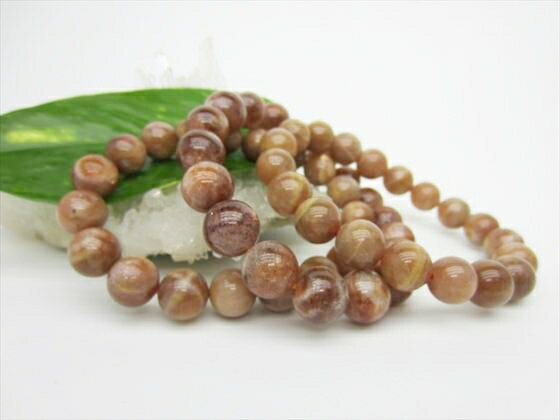 【ブレスレット】サンムーンストーンΦ10〜11.6mm