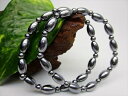 【ブレスレット】テラヘルツ品質AAAナツメカット+丸玉10.5×6.2mm+Φ4mm【鑑定済み】