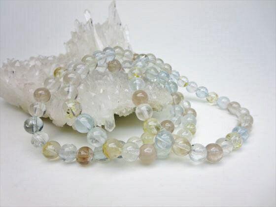 【ブレスレット】トパーズ品質AAAΦ7-7.2mm【鑑定済み】