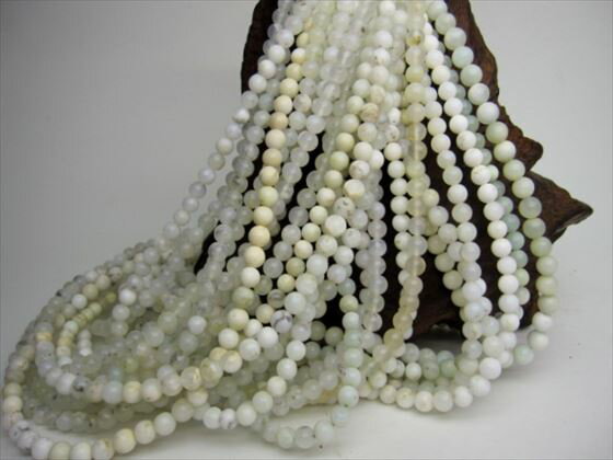 ※訳あり※【ブレスレット】ホワイトオパールΦ6-6.8mm