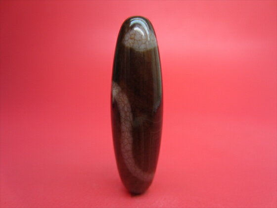 【チベット高級龍紋天珠】白蛇天珠【一点物】