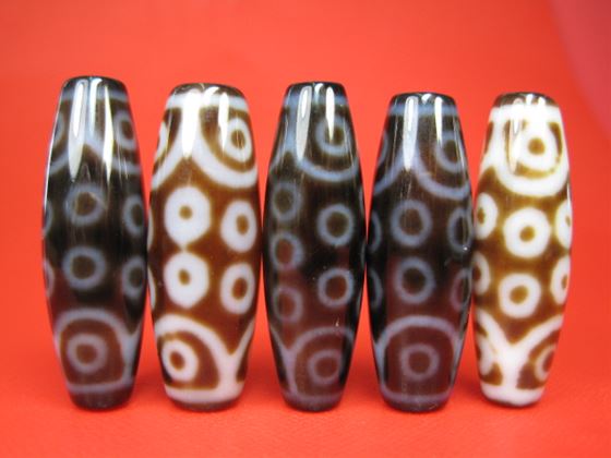 ※訳あり※【チベット高級至純天珠】十八眼天珠38×12mm