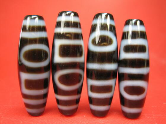 【チベット高級至純天珠】雙天地天珠38×12mm