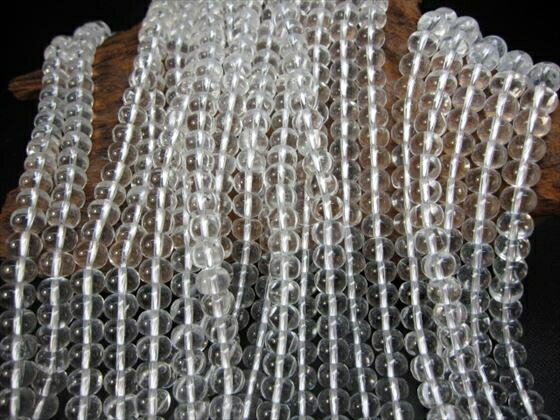 【連売り商品】水晶ボタンカット品質AAAΦ8×5.5±0.5mm