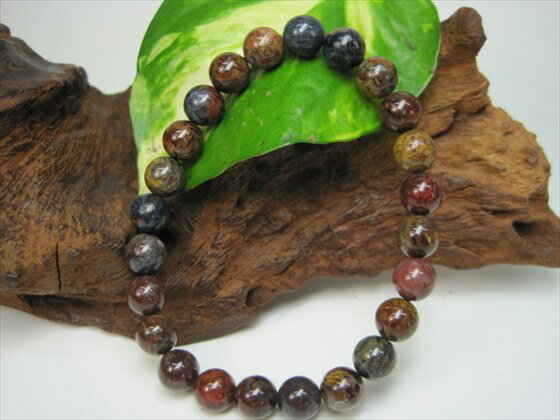 【ブレスレット】ピータサイト品質AAAΦ8.5±0.2mm【鑑定済み】【一点物】