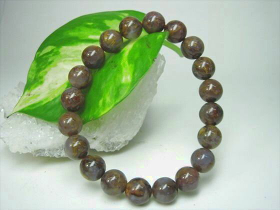 【ブレスレット】ピータサイト品質AAAΦ10.3±0.2mm【鑑定済み】【一点物】