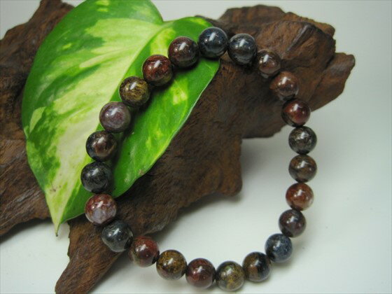 【ブレスレット】ピータサイト品質AAAΦ8.5±0.2mm【鑑定済み】【一点物】