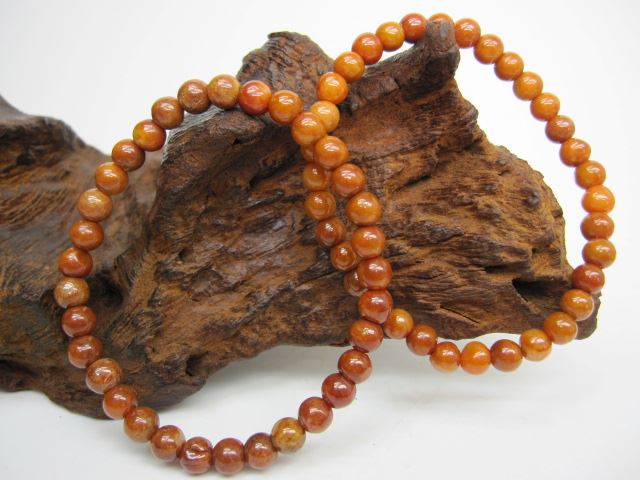 ※訳あり※【均一ブレスレット】赤翡翠Φ5.8±0.2mm